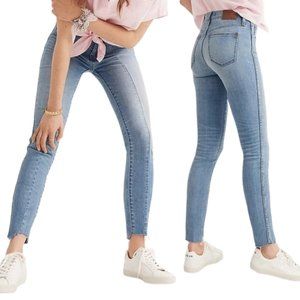 Madewell 9" High Rise Seamed Skinny Jean Step Hem 25